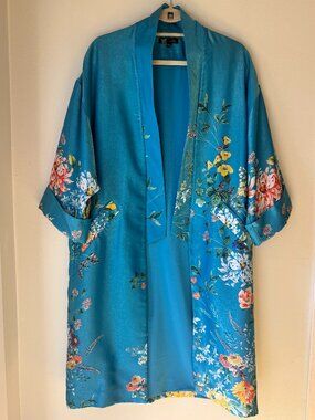 ZARA TFR Collection Blue Kimono- Medium